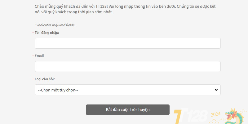 Hình thức liên hệ nhà cái TT128 - Nhân Viên Chăm Sóc 24/7 2 Kênh chat trực tuyến